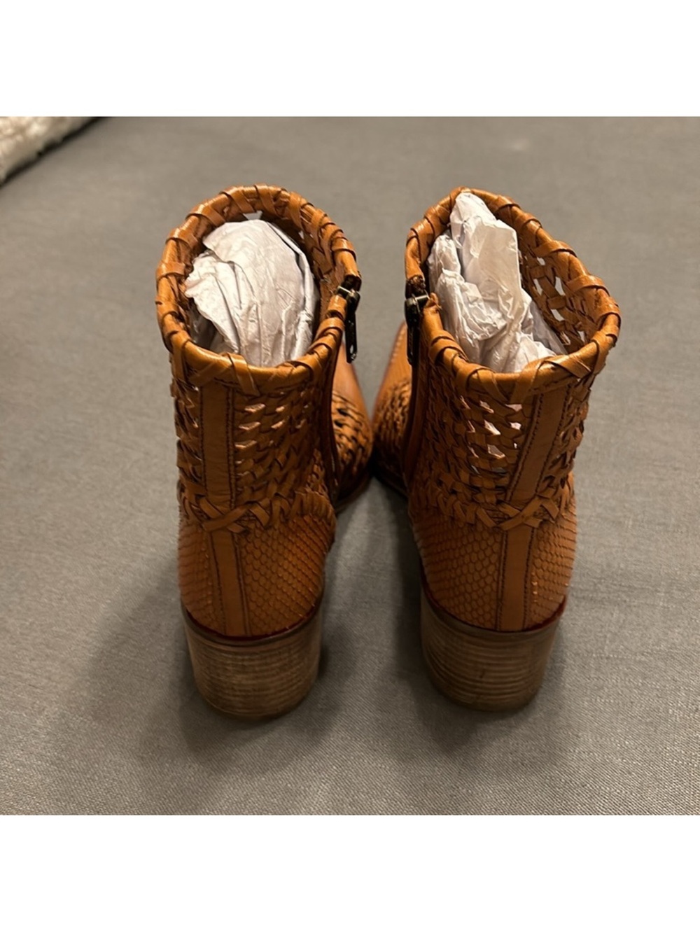 Free People in the loop woven boots tan - Picture 9 of 11